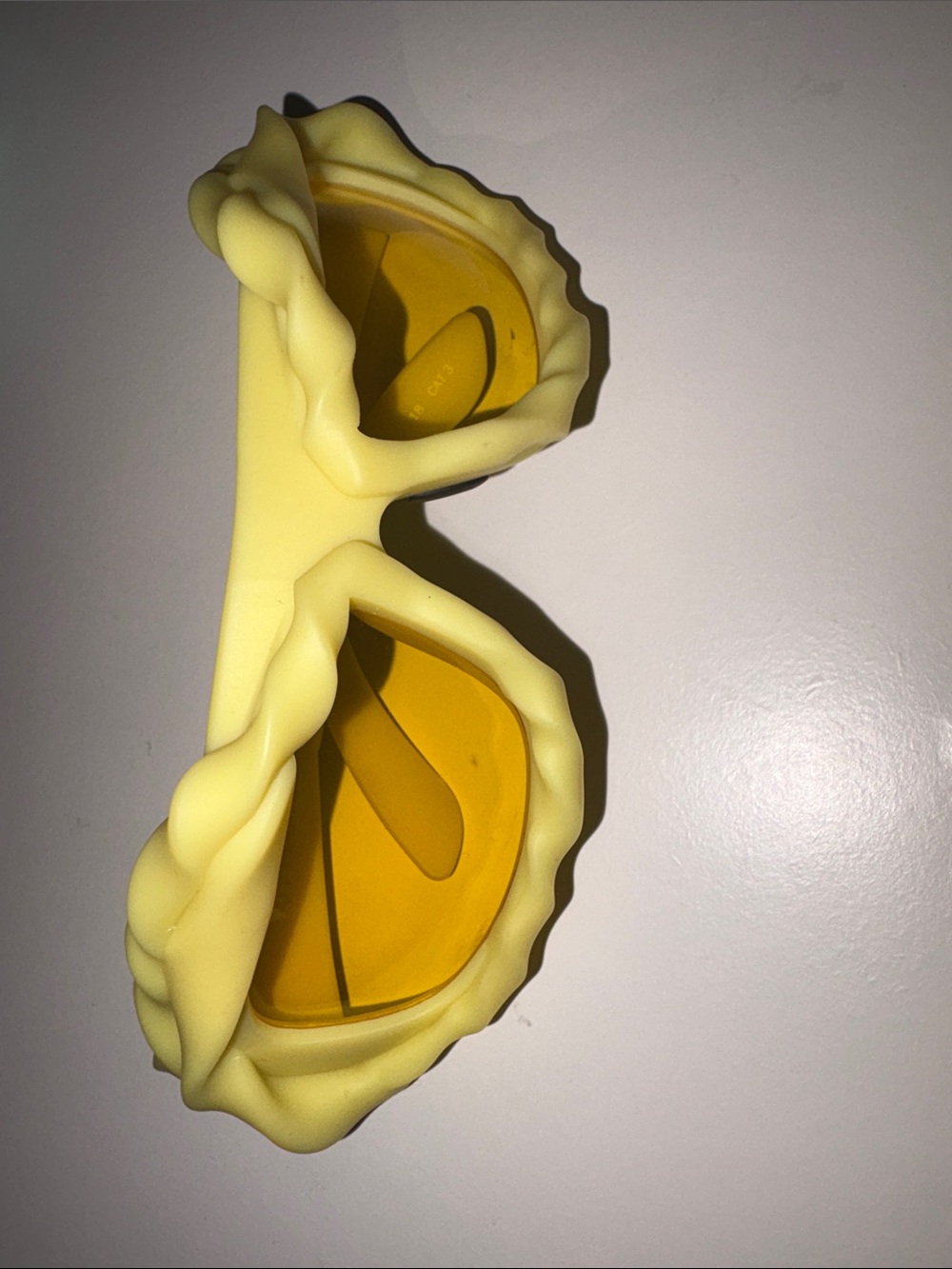 Women’s Yellow Fashion Sunglasses with Braided Frame